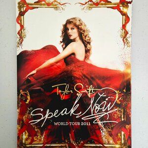 Taylor Swift Speak Now World Tour 2011 - Tour Book (poster included)